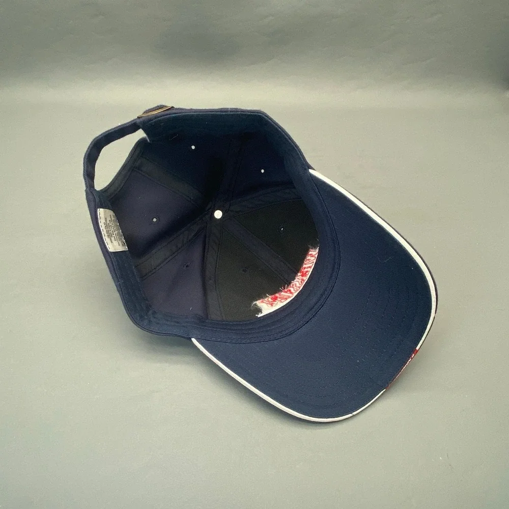Vintage 2002 Budweiser Whassup Hat Cap Drew Pearson Anheuser Busch Navy Blue